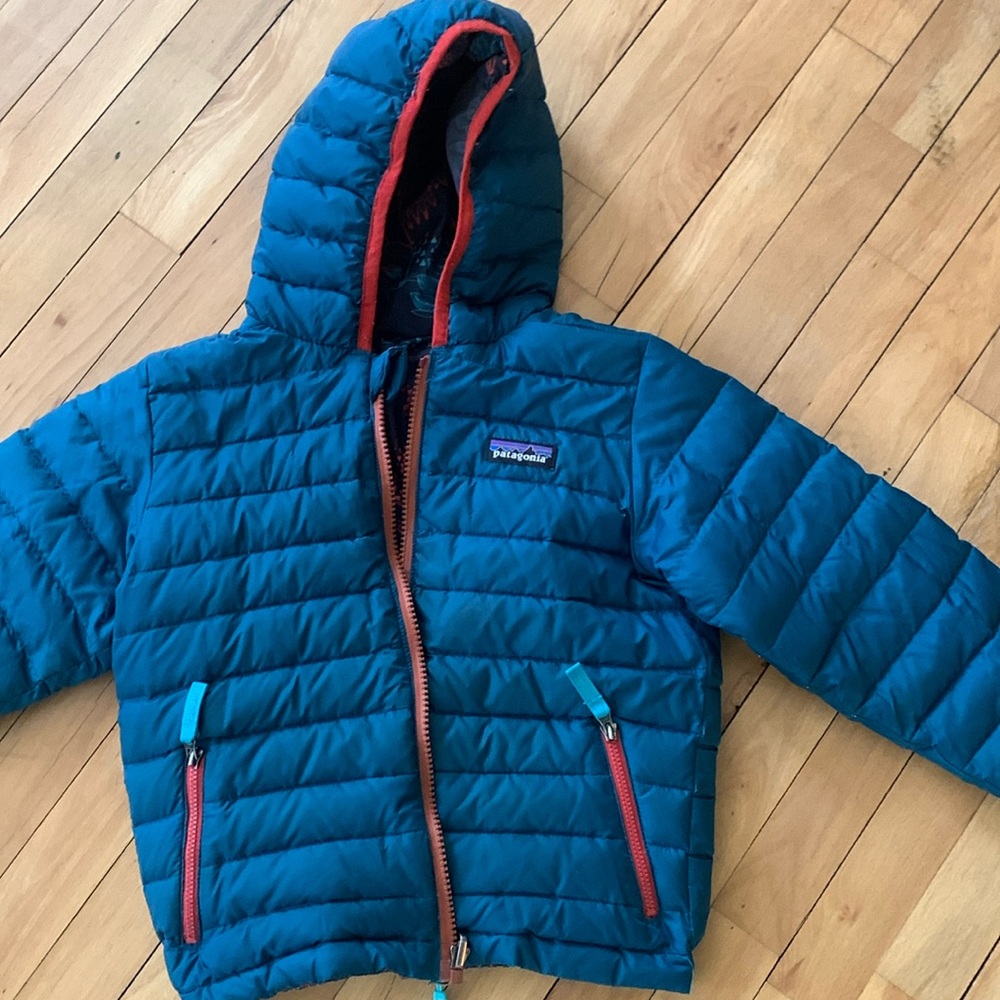 Reversible kids Patagonia puffer